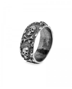 Anillo Skull PLATADEPALO...