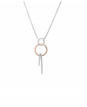 Collar lineargent plata...