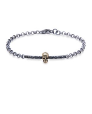 Pulsera Platadepalo SKULL...